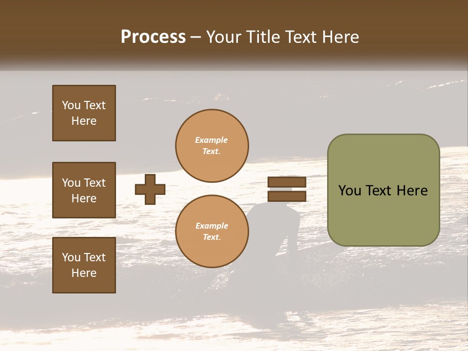 Sunset Peaceful Life PowerPoint Template