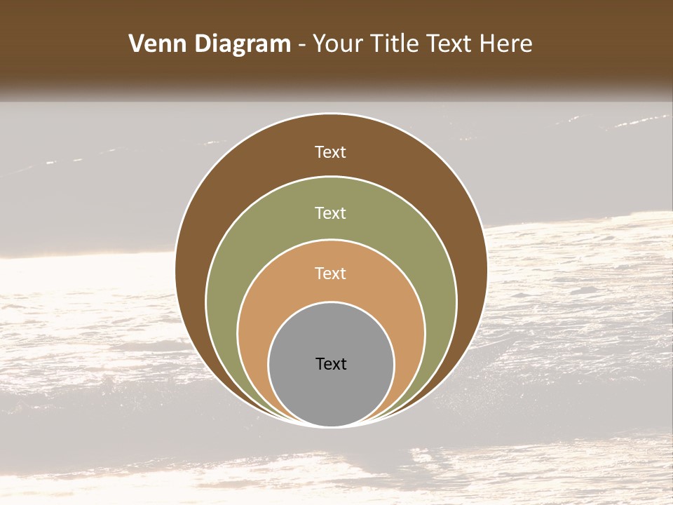 Sunset Peaceful Life PowerPoint Template