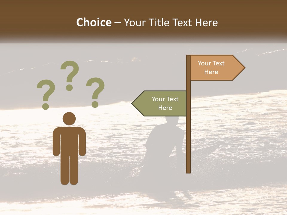 Sunset Peaceful Life PowerPoint Template