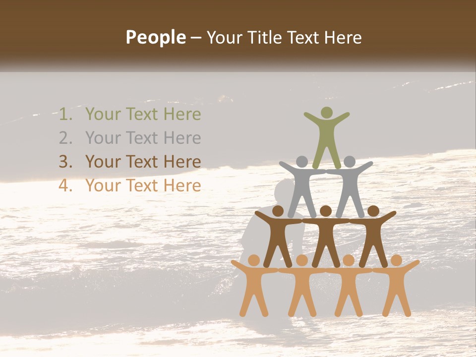 Sunset Peaceful Life PowerPoint Template