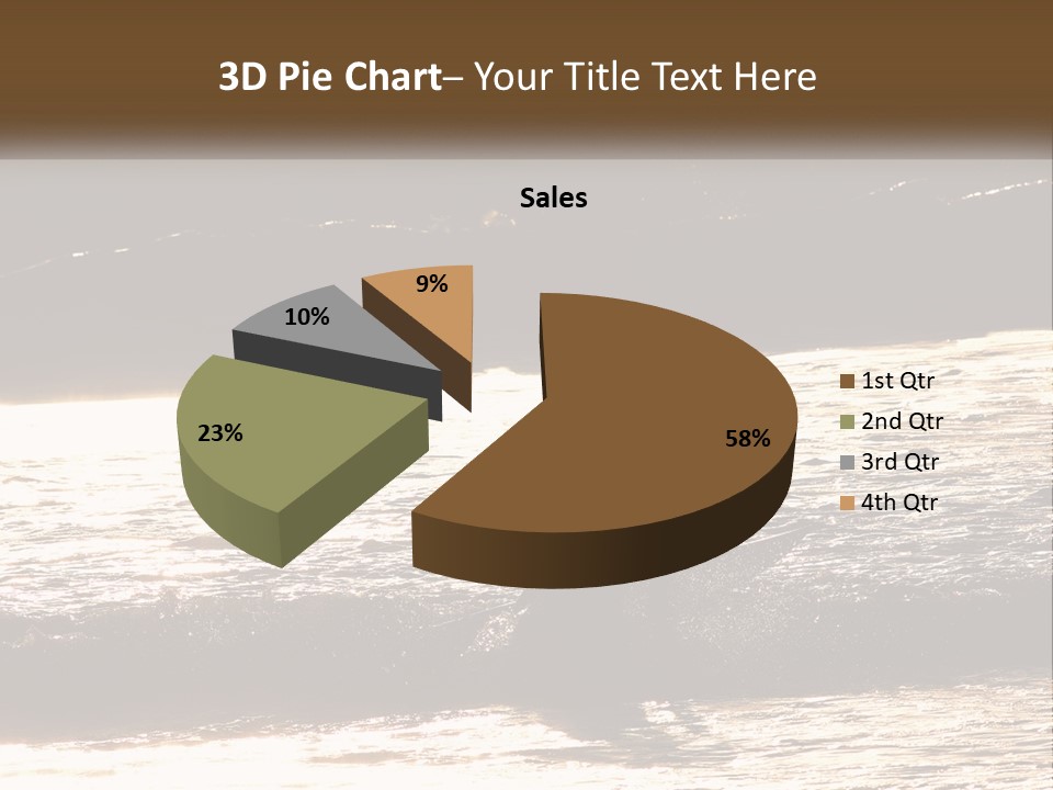 Sunset Peaceful Life PowerPoint Template