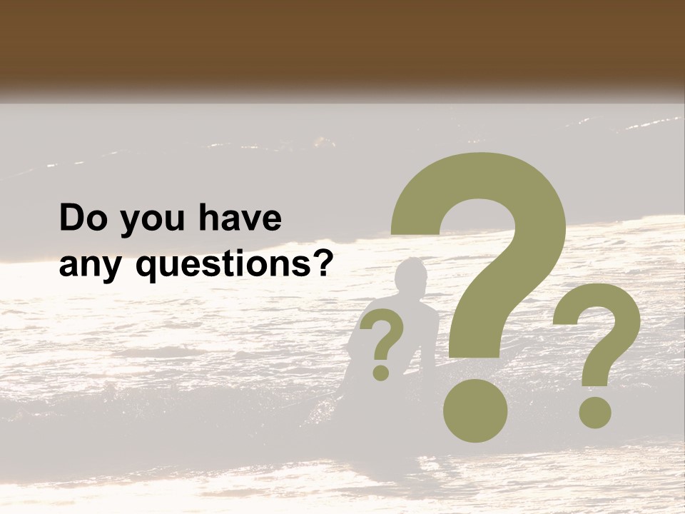 Sunset Peaceful Life PowerPoint Template