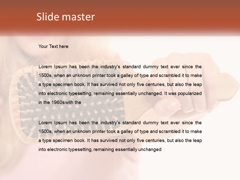 Single Coastal Woman PowerPoint Template