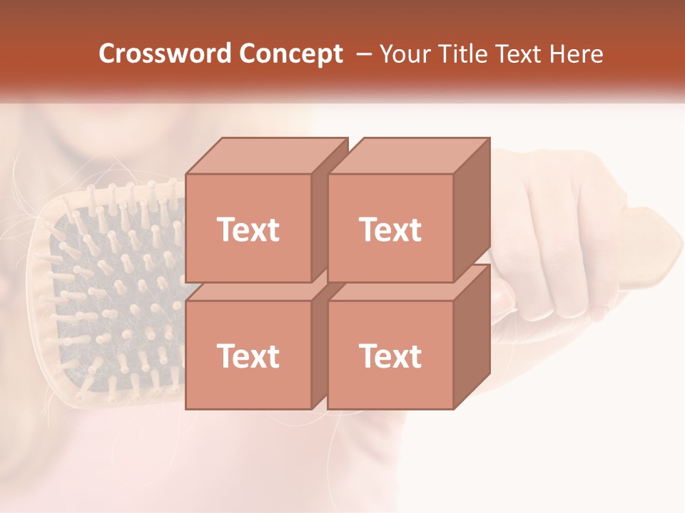 Single Coastal Woman PowerPoint Template