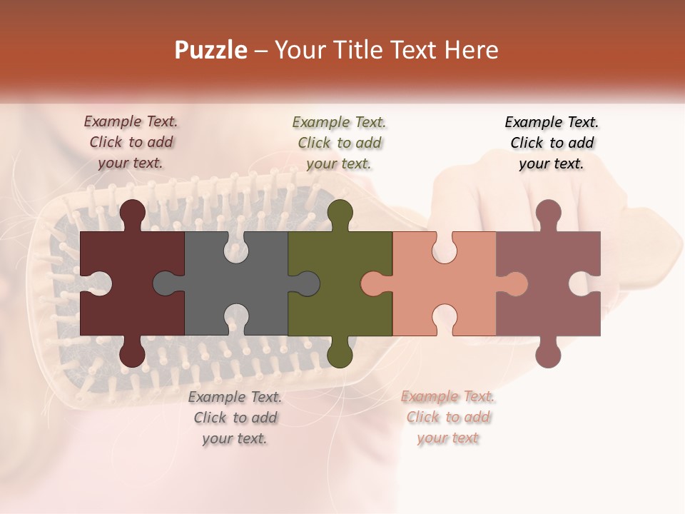 Single Coastal Woman PowerPoint Template