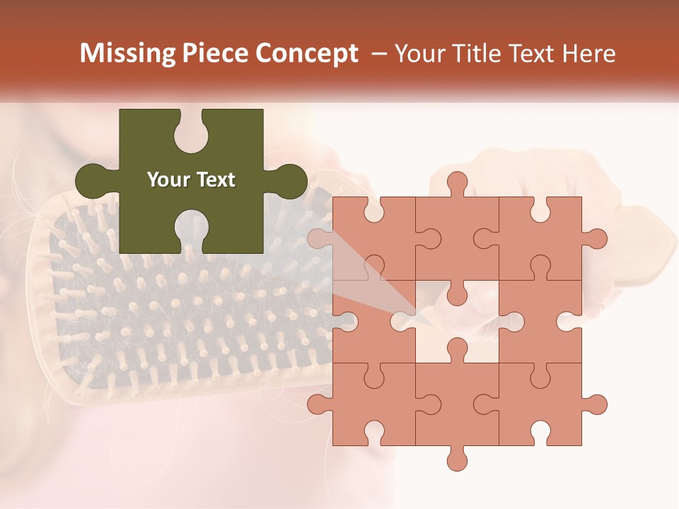 Single Coastal Woman PowerPoint Template