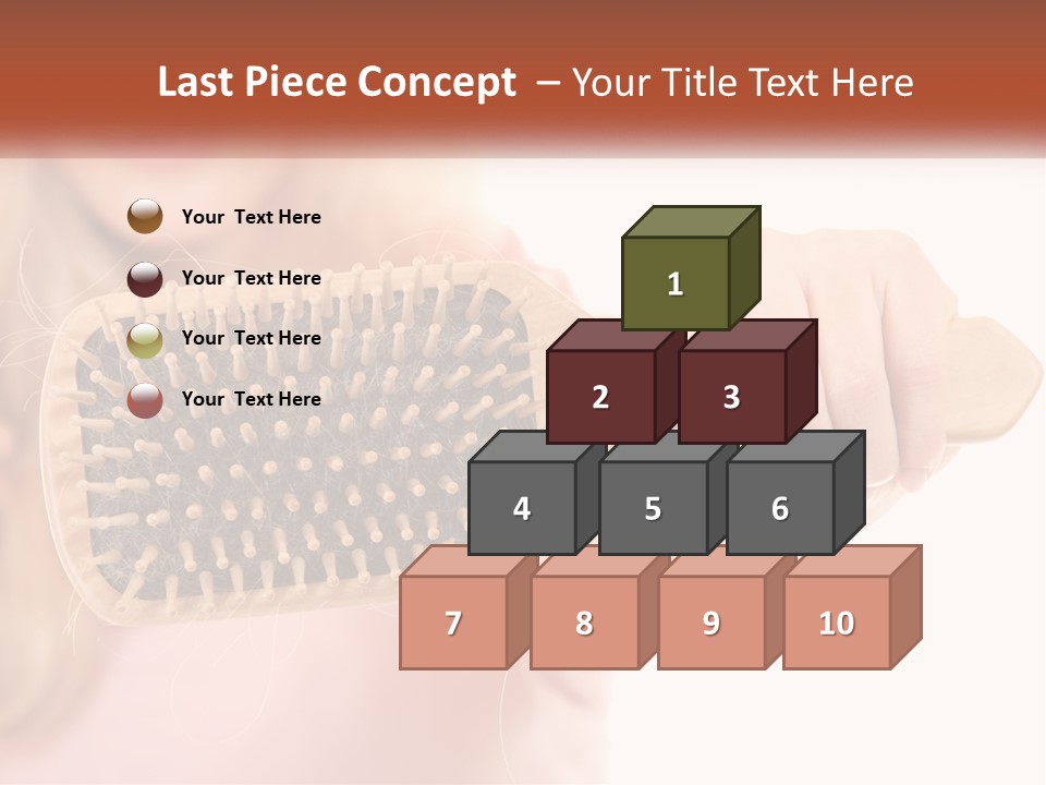 Single Coastal Woman PowerPoint Template