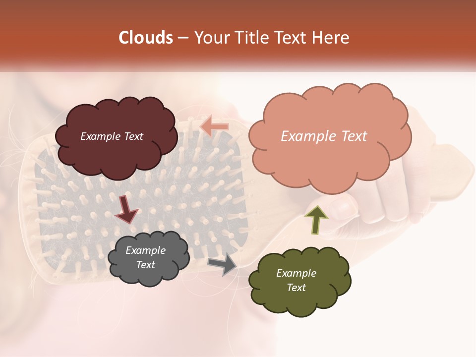 Single Coastal Woman PowerPoint Template