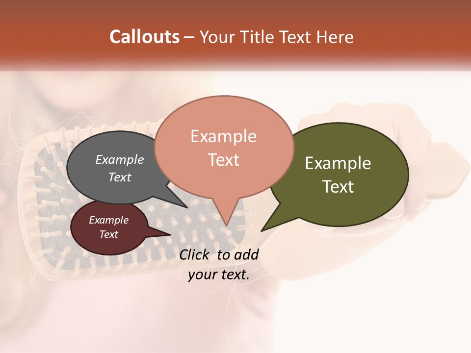 Single Coastal Woman PowerPoint Template