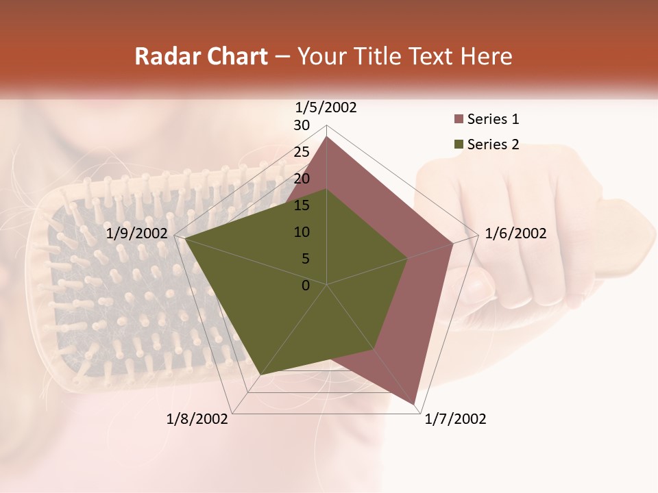 Single Coastal Woman PowerPoint Template