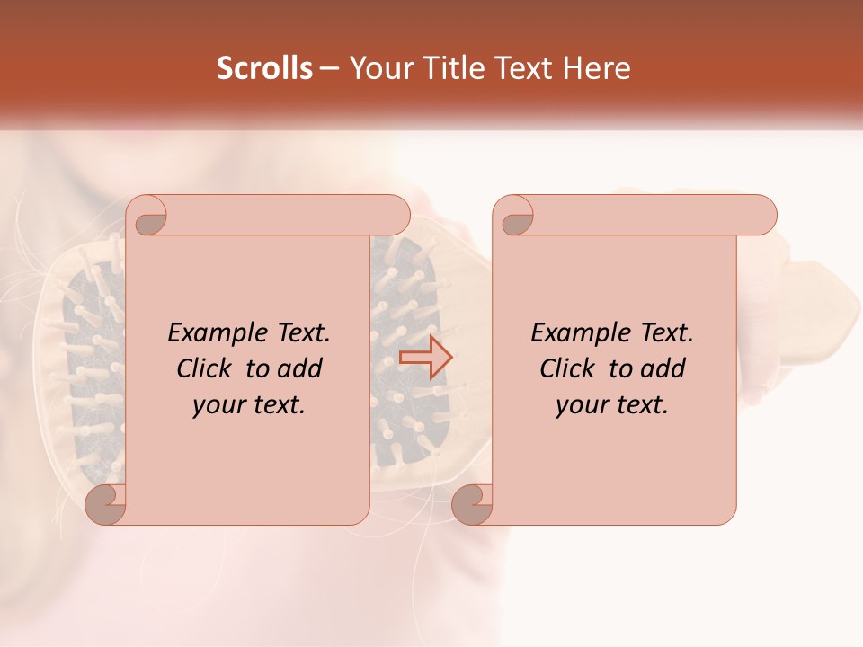 Single Coastal Woman PowerPoint Template