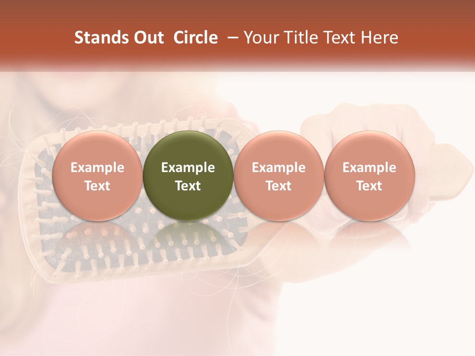 Single Coastal Woman PowerPoint Template