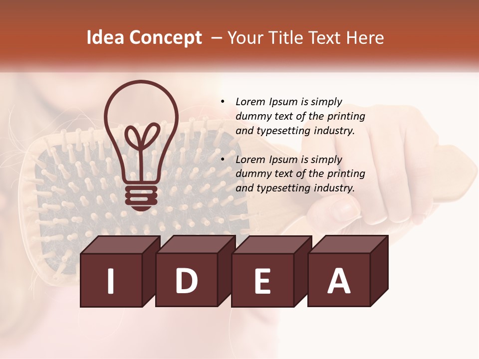 Single Coastal Woman PowerPoint Template