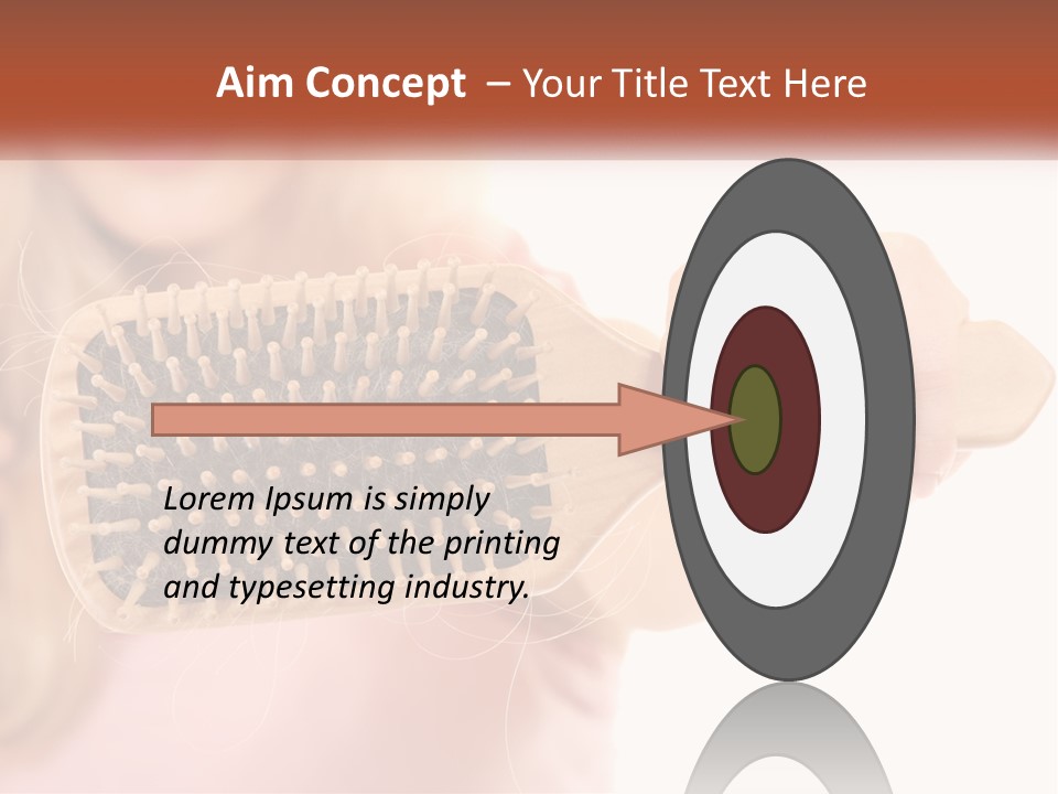 Single Coastal Woman PowerPoint Template