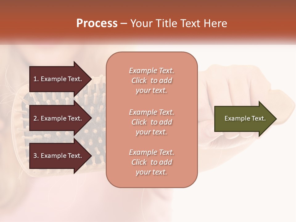 Single Coastal Woman PowerPoint Template