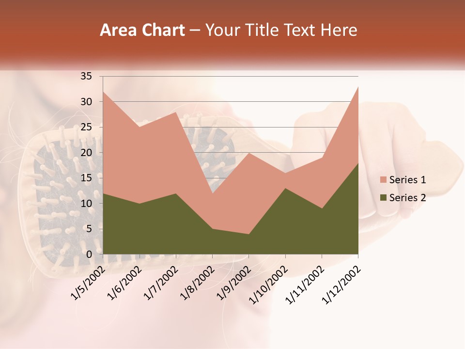 Single Coastal Woman PowerPoint Template