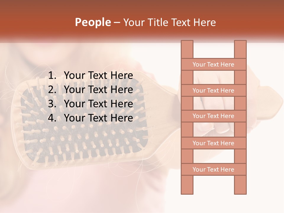 Single Coastal Woman PowerPoint Template