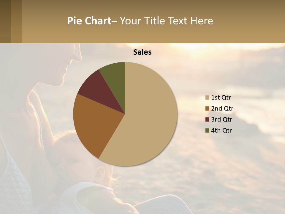 Lifestyle Coast Daughter PowerPoint Template