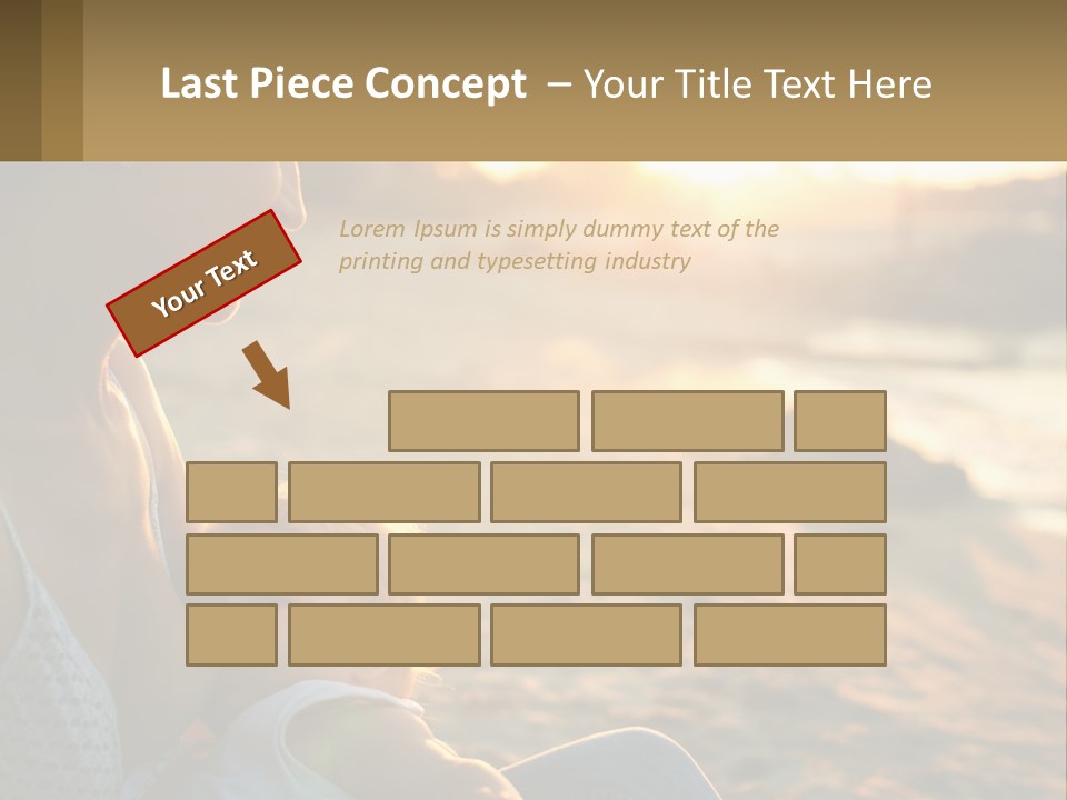 Lifestyle Coast Daughter PowerPoint Template