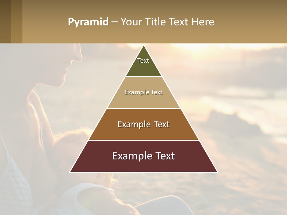 Lifestyle Coast Daughter PowerPoint Template