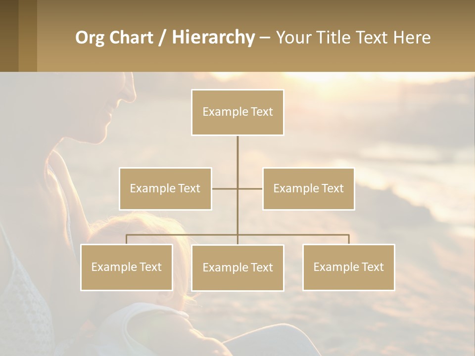 Lifestyle Coast Daughter PowerPoint Template