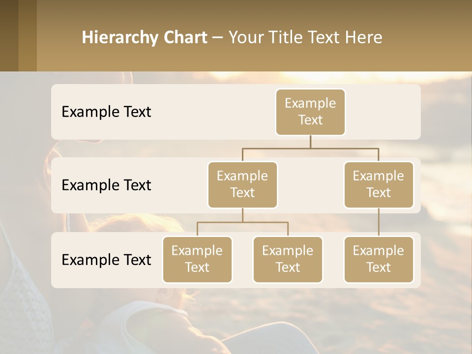 Lifestyle Coast Daughter PowerPoint Template