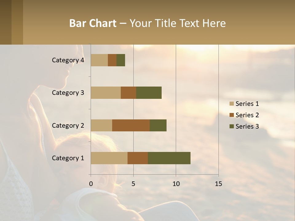 Lifestyle Coast Daughter PowerPoint Template