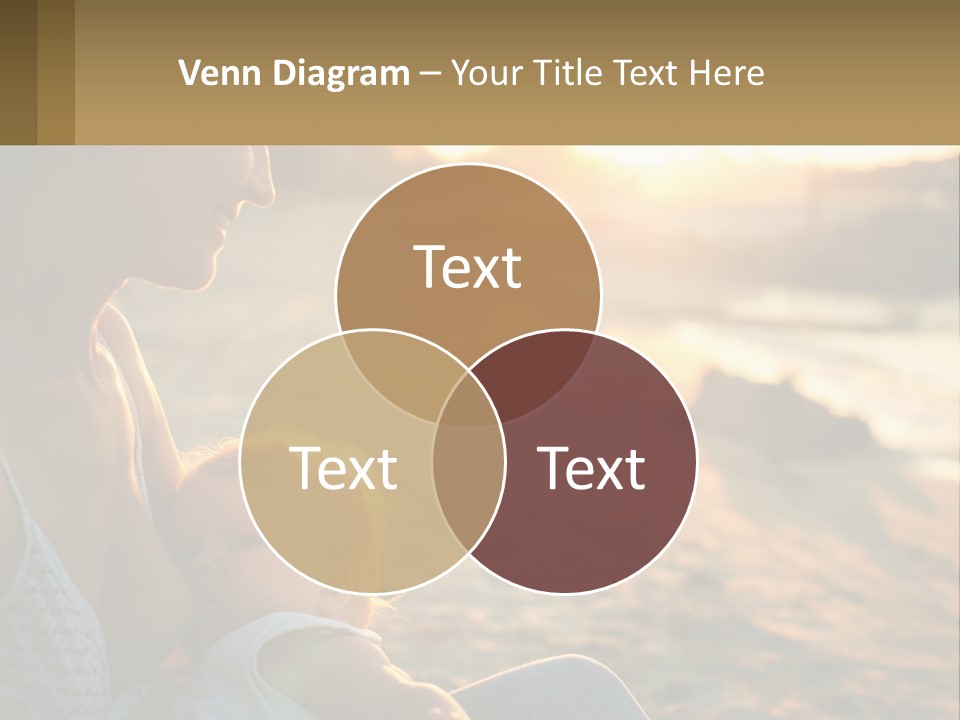 Lifestyle Coast Daughter PowerPoint Template