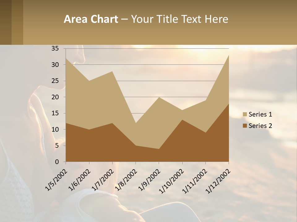 Lifestyle Coast Daughter PowerPoint Template