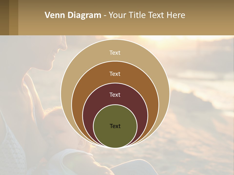 Lifestyle Coast Daughter PowerPoint Template