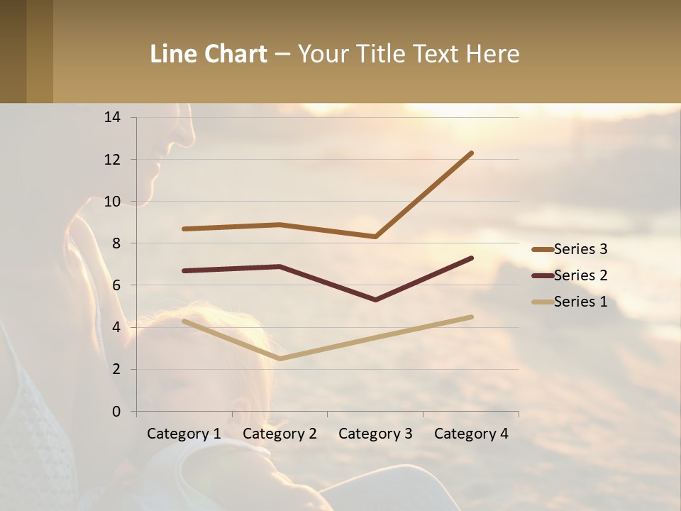 Lifestyle Coast Daughter PowerPoint Template