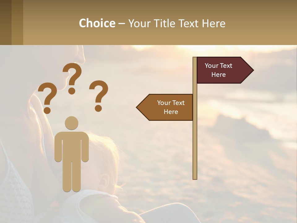 Lifestyle Coast Daughter PowerPoint Template