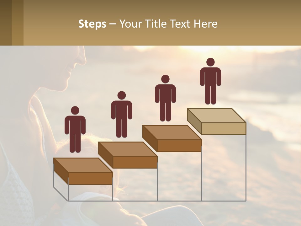 Lifestyle Coast Daughter PowerPoint Template