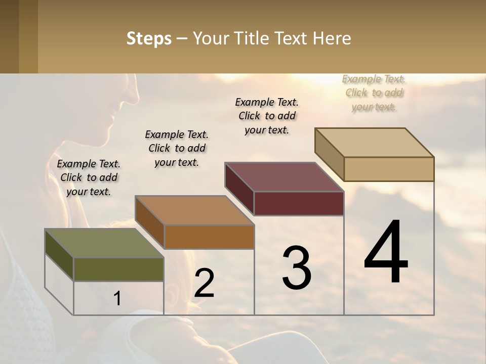 Lifestyle Coast Daughter PowerPoint Template
