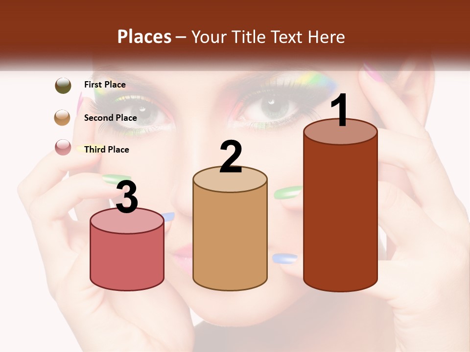 Beach Parent Daughter PowerPoint Template