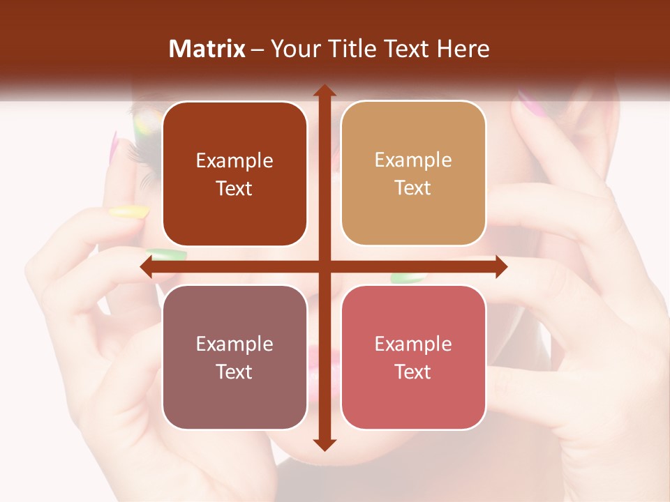 Beach Parent Daughter PowerPoint Template