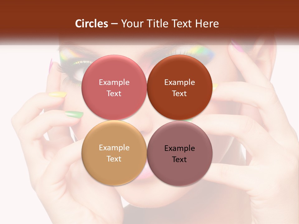 Beach Parent Daughter PowerPoint Template