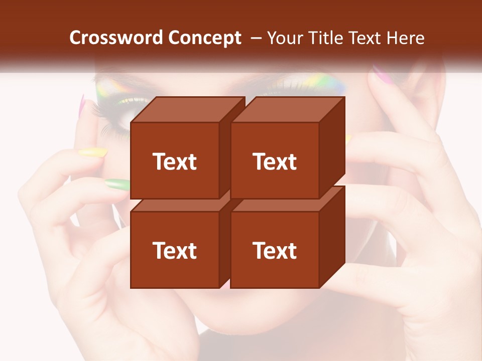 Beach Parent Daughter PowerPoint Template