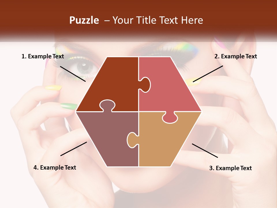 Beach Parent Daughter PowerPoint Template