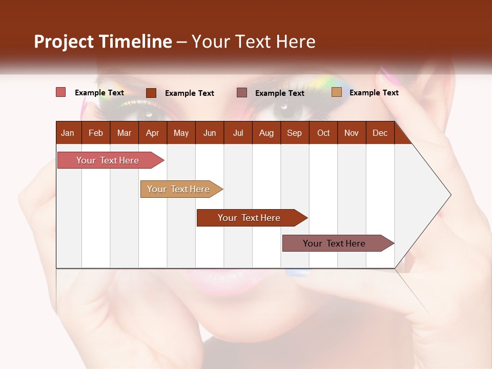 Beach Parent Daughter PowerPoint Template