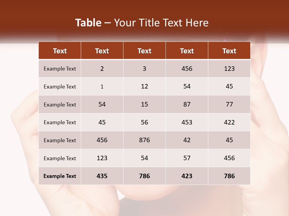 Beach Parent Daughter PowerPoint Template