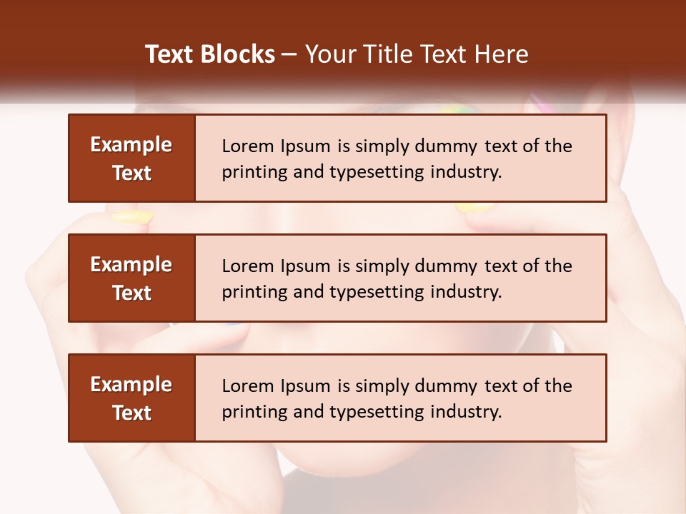 Beach Parent Daughter PowerPoint Template