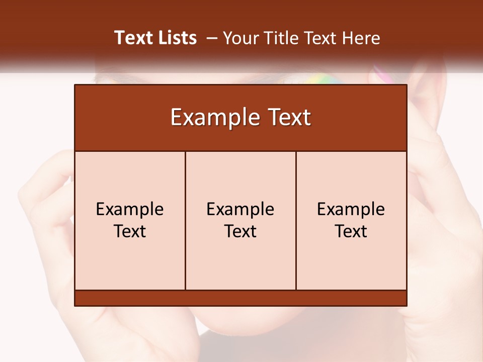 Beach Parent Daughter PowerPoint Template