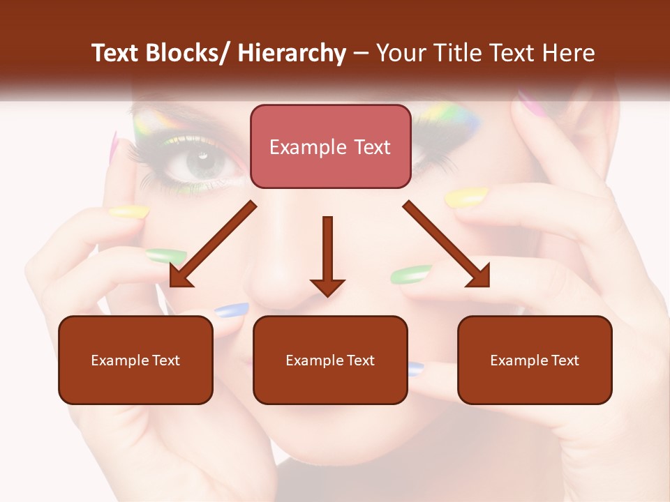 Beach Parent Daughter PowerPoint Template