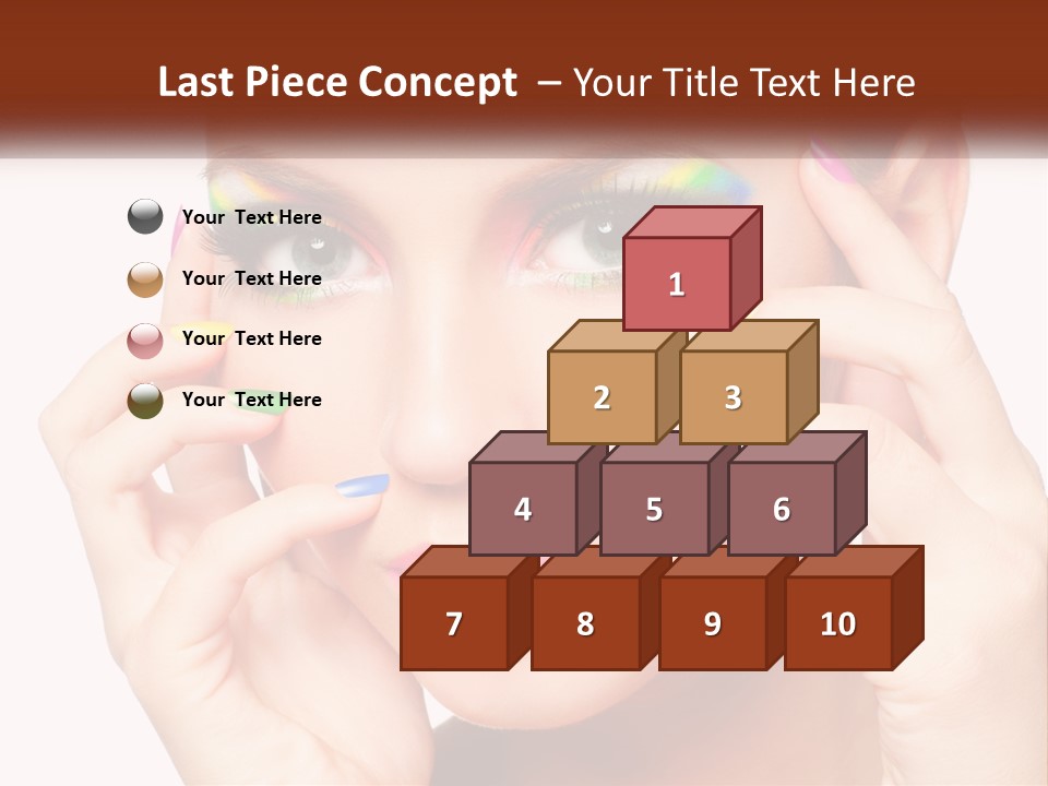 Beach Parent Daughter PowerPoint Template