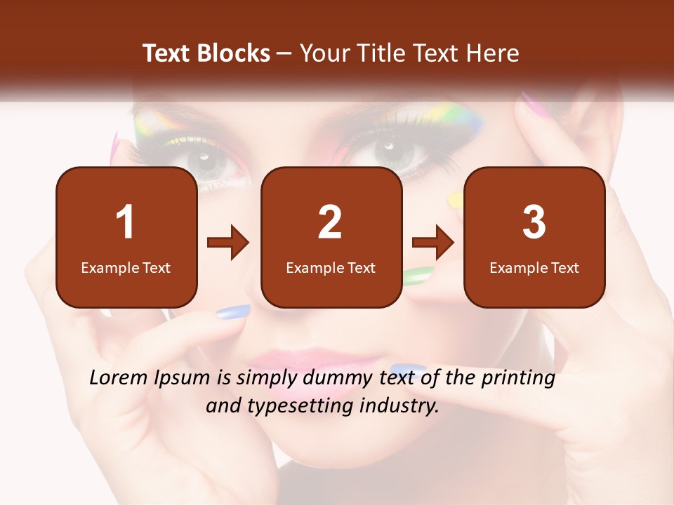 Beach Parent Daughter PowerPoint Template