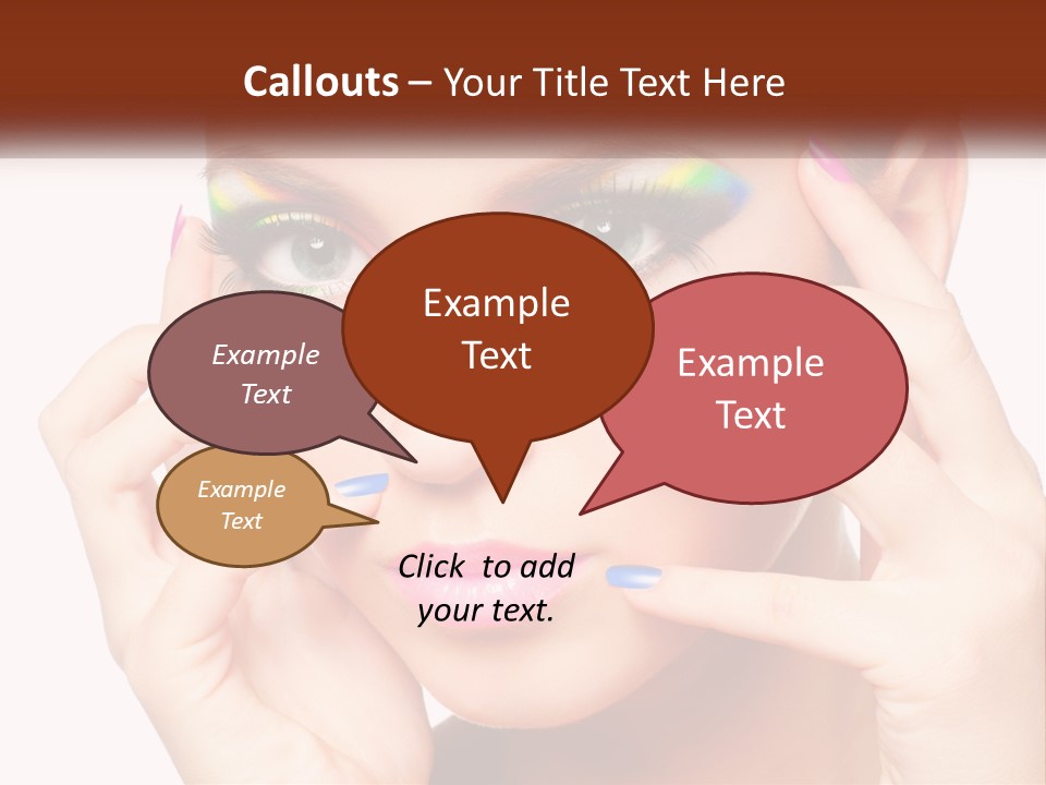 Beach Parent Daughter PowerPoint Template