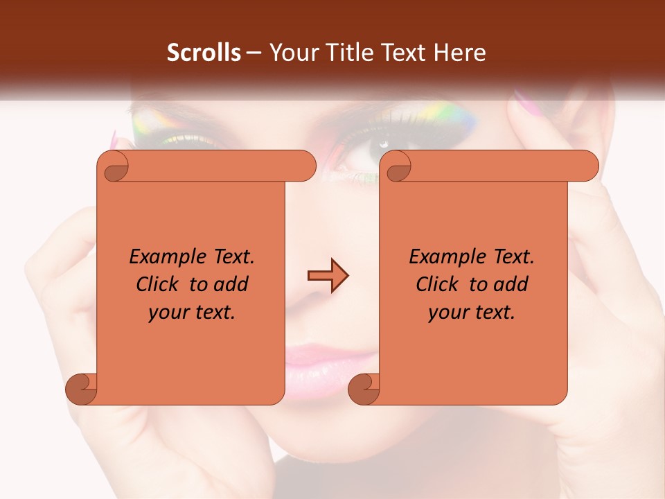 Beach Parent Daughter PowerPoint Template