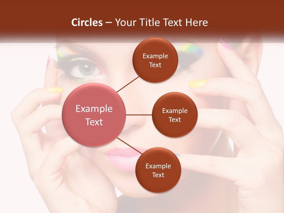 Beach Parent Daughter PowerPoint Template