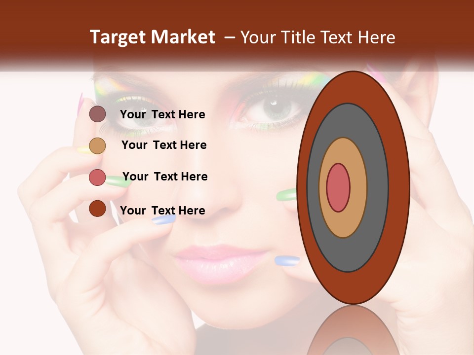 Beach Parent Daughter PowerPoint Template